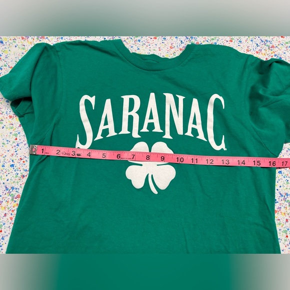 Saranac Shamrock T-Shirt Small, Kelly Green - Picture 5 of 8
